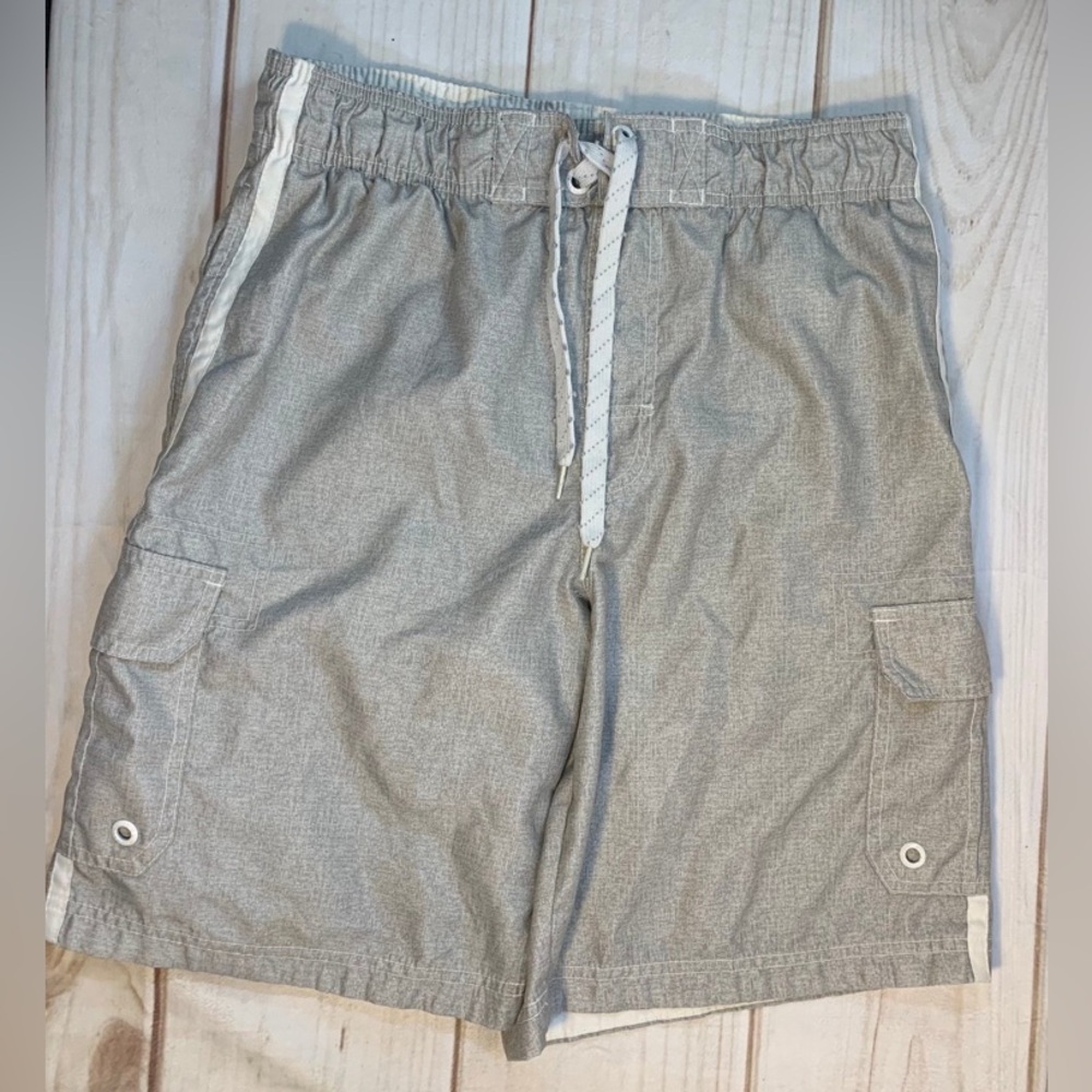 OP Cargo Swim Shorts Grey Size Medium